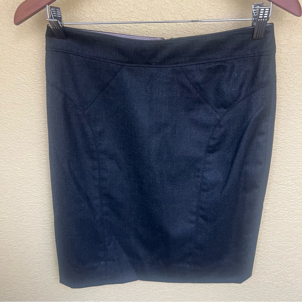 Rebecca Taylor Charcoal Pencil Skirt 4